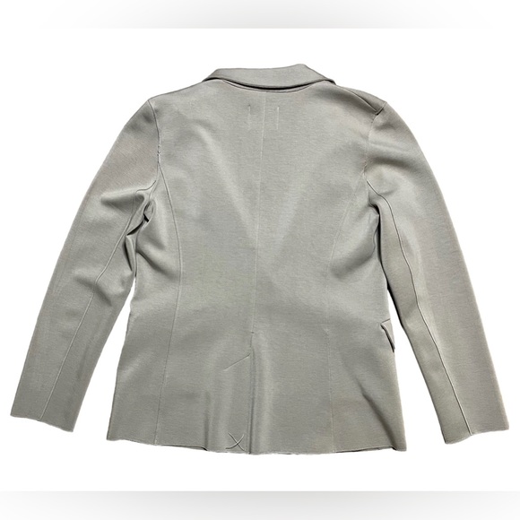 Maison d’ Amélie Paris Wm’s One Button Taupe Blazer NWT Sz M - Picture 2 of 16